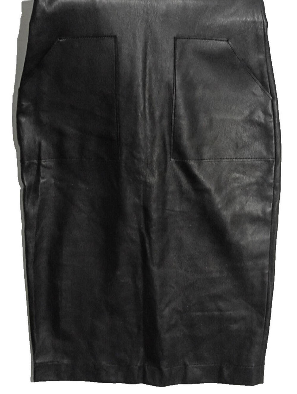 Asos Womens Black Maxi Bodycon Style Skirt Size 4 Goth Punk Witchcore Clubwear